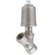 Picture of 4056763 Angle Seat Valve7010/040V101021-----S------2Nominal size(040): DN 40 - 1 1/2", Design(1): angle bodied,Connections(0): BSP thread, Body material(1): bronze, Seatingseal(0): PTFE, Control function(2): spring closes (closing againstflow), Actuator(1): 80mm actuator, metric thread, Actuatorsprings(-): standard spring configuration, Attachments(2): spraywater protection D80 and D