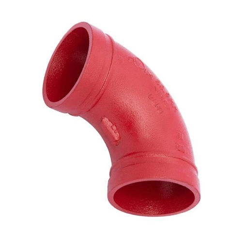 Picture of ELBOW DUCTILE IRON ASTM A536 PAINTED 100 90 DEGREE 127MM CF
