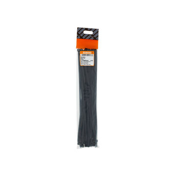 Picture of CABLE TIE BLACK 4.7X305MM Q:50 EUREKA