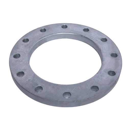 Picture of PLATE FLANGE COMMERCIAL QUALITY GALVANISED T2500 FLAT
FACE BACKING FLANGE (HDPE) 200/225