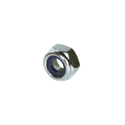 Picture of NUT NYLOCK ZINC PLATED 8MM Q:10 IFASTEN