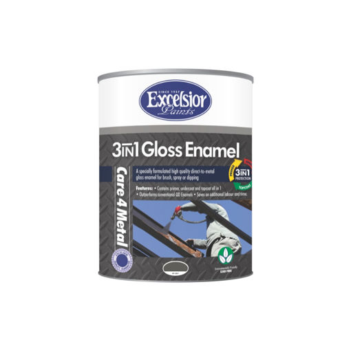 Picture of PAINT 3 IN 1 METAL COAT (MC) GLOSS MASSEY FERGUSON (MF) GREY Q:5L
EXCELSIOR