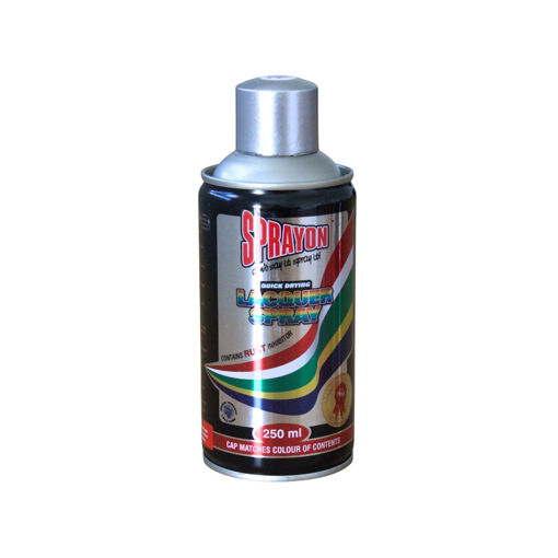 Picture of SPRAY PAINT FINE SILVER Q: 250ML SPRAYON