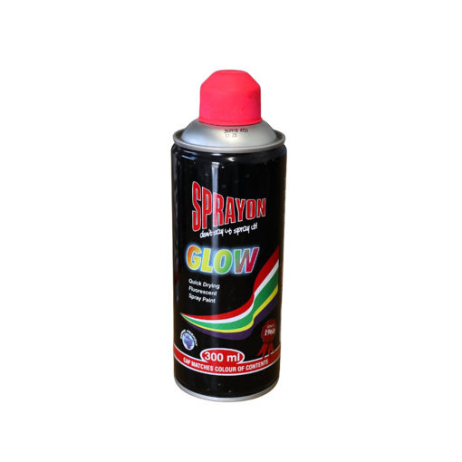 Picture of SPRAY PAINT FLUORESCENT GLOW PINK Q: 300ML SPRAYON