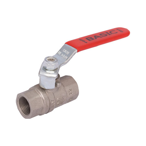 Picture of Ball Valve,Enolgas,S211,full bore,DN8mm,
screwed BSP female x female,PN50,brass chromeplated,
handlever operated