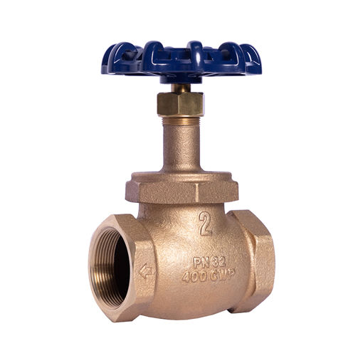 Picture of Globe Valve,Natco BRZ /PTFE 20mm,screwed BSP female
x female, PN32,Bronze,Handwheel operated