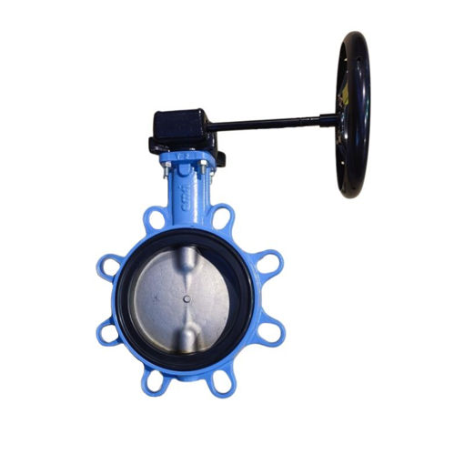 Picture of Butterfly Valve,Amri, Boax-B,DN200mm,Type 2 wafer multi-
drilled,3g body-Ductile iron,6k shaft-316 stainless
steel,6g disc-304 stainless steel, XU liner-,MN25 gearbox operated