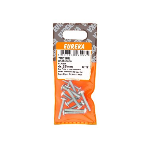 Picture of DOOR KNOB SCREW 4X25MM Q:12 EUREKA