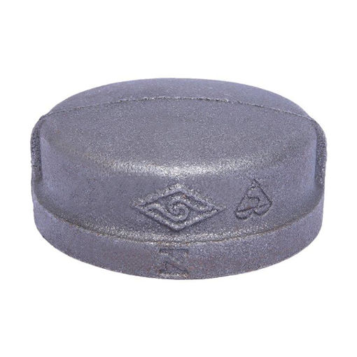 Picture of CAP EN10242 MALLEABLE CAST BLACK MECH 15 x SCRD