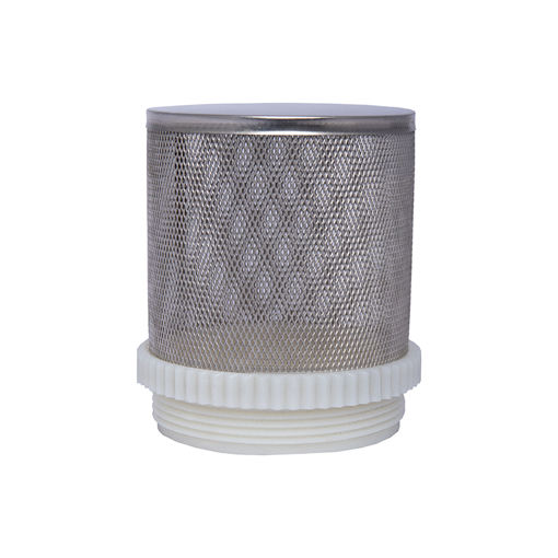 Picture of Non-return Valve spare,Natco,Foot valve filter,
DN80mm, screwed BSP male,304 stainless steel sieve
plastic thread