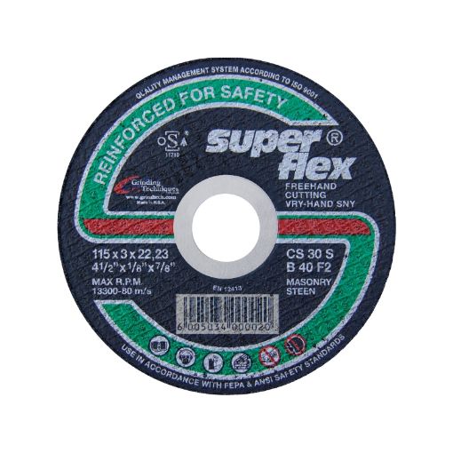 Picture of CUTTING DISC ABRASIVE MASONRY 115MM 3MM
