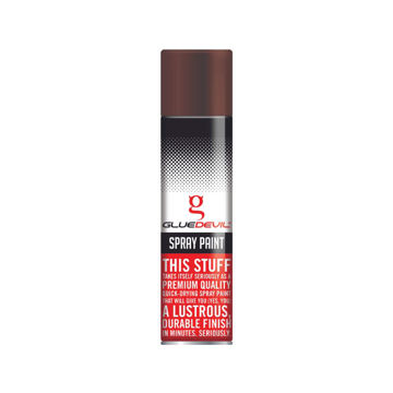 Picture of SPRAY PAINT BROWN DARK Q:300ML GLUEDEVIL