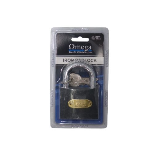 Picture of PADLOCK IRON 63MM OMEGA
