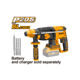 Picture of DRILL 20V PS CORDLESS ROTARY HAMMER BRUSHLESS WITH 2 BATTERIES 4.0AH, CHARGER. 3 DRILL BITS AND 1 CHISEL BIT