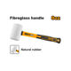 Picture of MALLET WHITE FIBREGLASS HANDLE 220G INGCO