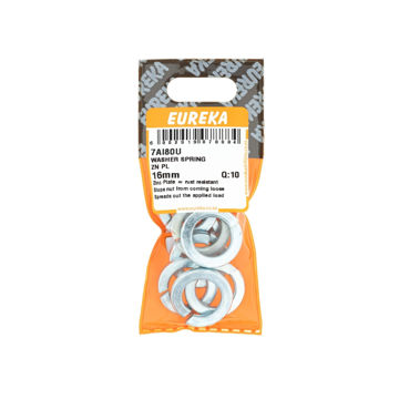 Picture of WASHER SPRING ZINC PLATED 16MM Q:10 EUREKA