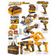 Picture of LITHIUM-ION 20V CORDLESS INDUSTRIAL 9 PIECE POWER TOOL COMBO KIT AND
ACCESSORIES PACKED IN A CANVAS BAG INGCO


