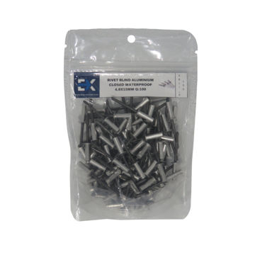 Picture of RIVET BLIND ALUMINIUM CLOSED WATERPROOF 4.8X15MM Q:100
