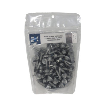 Picture of ROOF SCREW METALFIX CLASS 4 ZINC PLATED 12X25MM Q:100