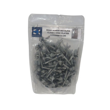 Picture of ROOF SCREW METALFIX CLASS 4 ZINC PLATED 12X50MM Q:100