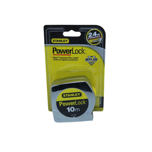 Picture of TAPE MEASURE POWERLOCK 25MMX10M STANLEY