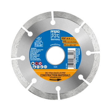 Picture of DIAMOND DISC DIY GRADE (PSF) SEGMENTED115X1.6MM PFERD