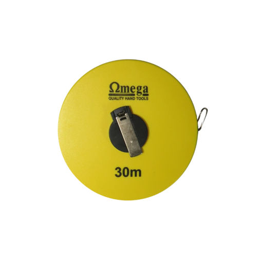 Picture of TAPE MEASURE FIBERGLASS PLASTIC CASE CLOSED 13MMX30M OMEGA
