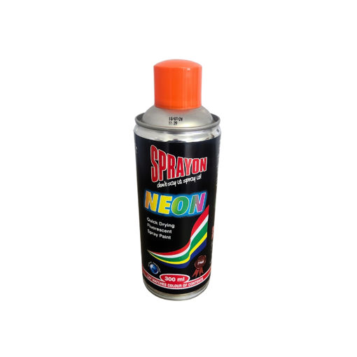 Picture of SPRAY PAINT FLUORESCENT GLOW ORANGE Q: 300ML SPRAYON