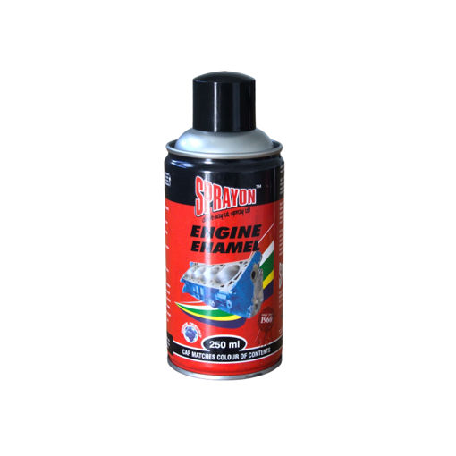 Picture of SPRAY PAINT ENGINE ENAMEL GLOSS BLACK Q:250ML SPRAYON