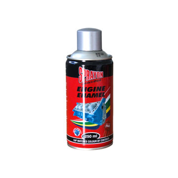 Picture of SPRAY PAINT ENGINE ENAMEL METALLIC SILVER Q: 250ML SPRAYON