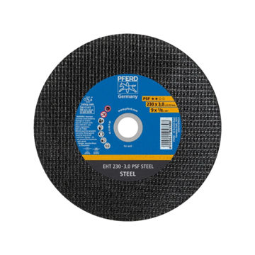 Picture of CUTTING DISC CUT-OFF WHEEL DEPRESSED CENTRE (EH) PSF STEEL 230X3.0MM PFERD
