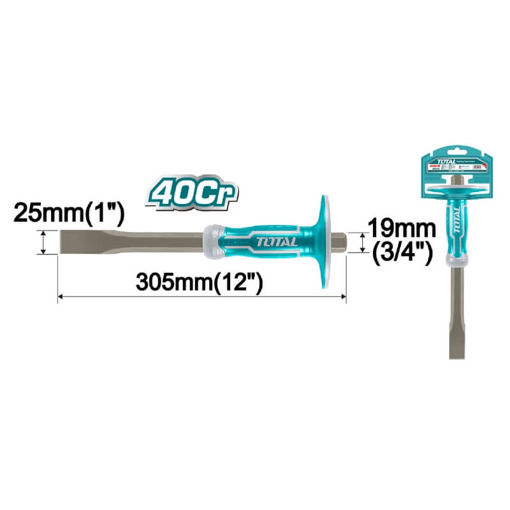 Picture of CHISEL COLD 25X305MM TOTAL TOOLS