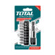 Picture of SCREWDRIVER BIT SET: PH1, PH2, PH3, SL4.0, SL5.5, SL6.5, PZ1 AND PZ2 Q:9 TOTAL TOOLS