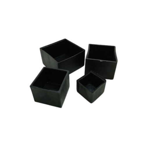 Picture of FERRULE SQUARE INSERT BLACK PVC 50MM Q:2