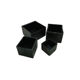 Picture of FERRULE SQUARE INSERT BLACK PVC 50MM Q:2
