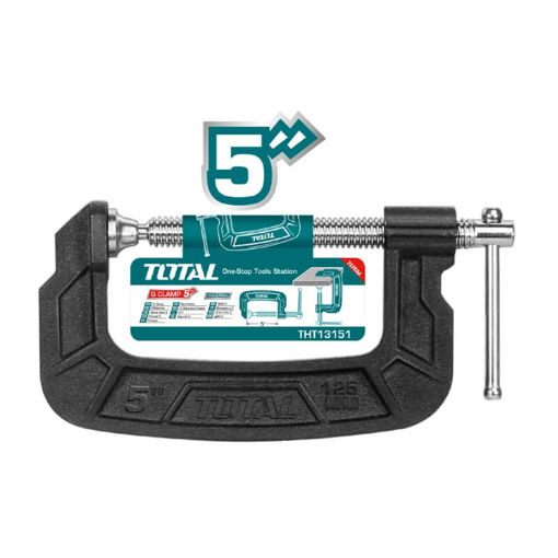 Picture of CLAMP G CAST IRON 5" 125MM TOTAL TOOLS
