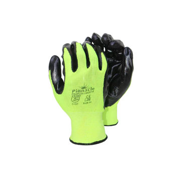 Picture of GLOVES NITRILE PALM COATED PROFLEX SMOOTH GREEN PINNACLE
