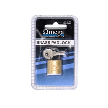 Picture of PADLOCK BRASS 20MM