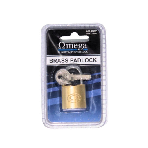 Picture of PADLOCK BRASS 25MM