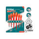 Picture of SCREWDRIVER SET INSULATED:  SL3X75MM, SL4X10MM0, SL6.5×150MM, PH0×60MM, PH1×80MM AND PH2X100MM Q:6