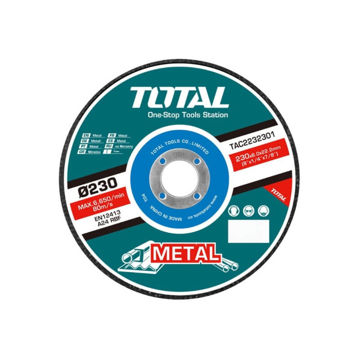Picture of GRINDING DISC DEPRESSED CENTRE METAL 230X6.0X22.2MM TOTAL TOOLS