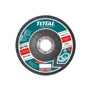 Picture of FLAPPING DISC GRIT 40 115X22.2MM TOTAL TOOLS