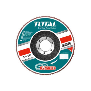 Picture of FLAPPING DISC  GRIT 80 115X22.2MM TOTAL TOOLS