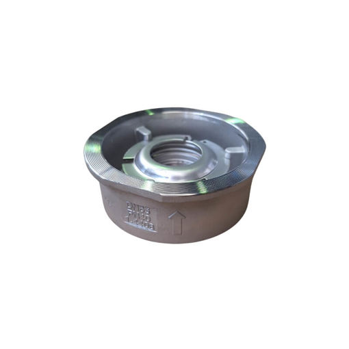 Picture of Non-return Valve,Natco,fig 2026,DN 65mm,Wafer,
Disc spring loaded,PN40 rated, 316 stainless steel