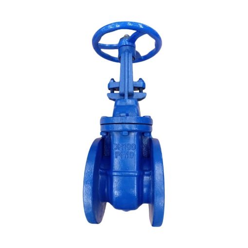 Picture of Gate valve,Industrial pattern Brass trim,Full bore,DN100mm,
Flanged BS4504 undrilled,rising spindle,PN10 rated,
Cast iron,handwheel operated