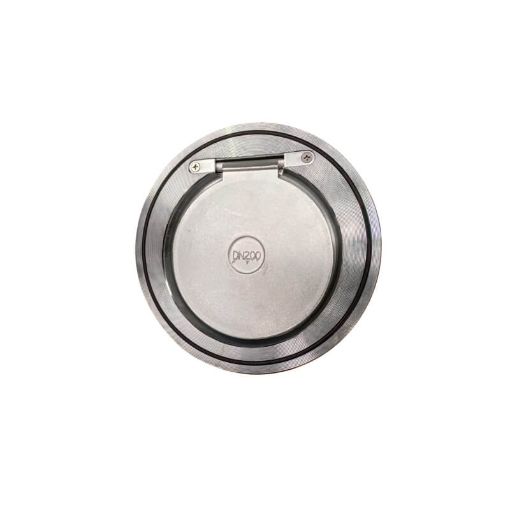 Picture of Non-return Valve,Natco,Slim type,DN 50mm,wafer,
swing type soft trim,PN16 rated, mild steel electro-
galvanized