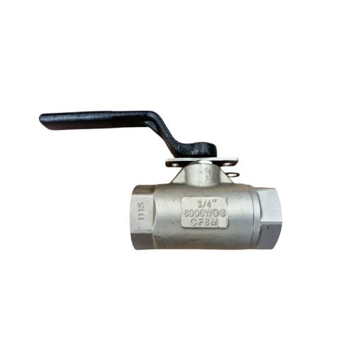 Picture of Ball Valve,Natco,2piece,full bore,DN20mm,
screwed BSP female x female,6000WOG,stainless steel,
handlever operated, Seat: PEEK
