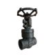 Picture of Gate valve,Natco,API602,standard bore,DN40mm,
socket weld Female x female,rising spindle,welded bonnet,
class 800# rated,A105 forged steel,handwheel operated