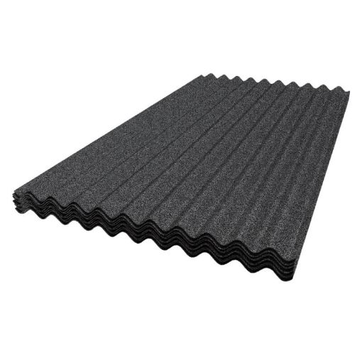 Picture of HARVEY TUFFSPAN MIDNIGHT BLACK - CORRUGATED 10.5 x 0.3  3.6M